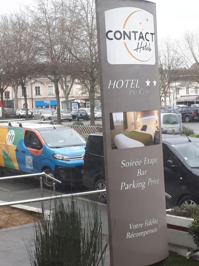 Contact Hotel Du Cerf Шато-Гонтье Экстерьер фото